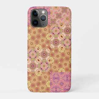Capa Para iPhone 11 Pro Retro Geométrico Patchwork