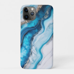 Capa Para iPhone 11 Pro Rio Azul Marble