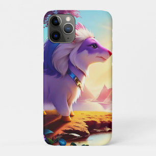 Capa Para iPhone 11 Pro Rio de Sol Animais Lindos