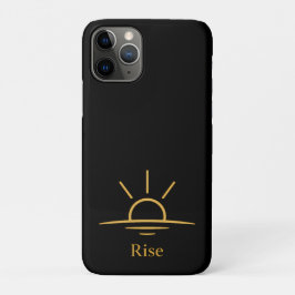 Capa Para iPhone 11 Pro Rise — Minimalist Sunrise