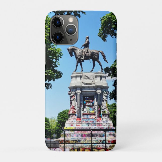 Capa Para iPhone 11 Pro Robert E. Lee Statue (Verso)