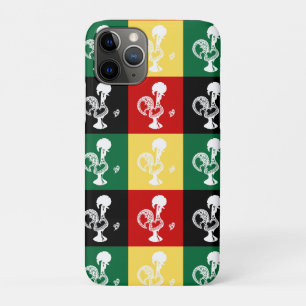 Capa Para iPhone 11 Pro Rooster Português do Padrão Colorido de Barcelona