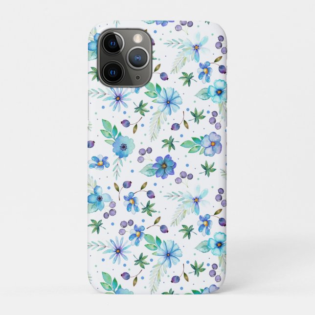 Capa Para iPhone 11 Pro Rosa azul (Verso)