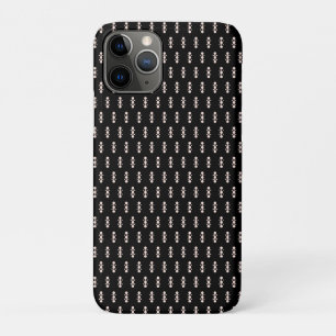 Capa Para iPhone 11 Pro Rosa no Design preto
