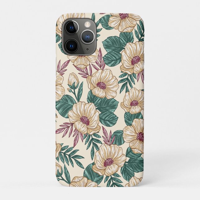 Capa Para iPhone 11 Pro Rosas (Verso)