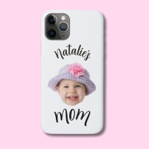 Rosto de Bebê Menino Foto Nome da Criança Mamãe