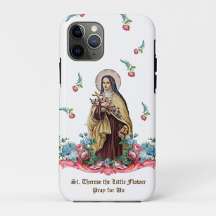 Capa Para iPhone 11 Pro Ruas. Religião católica de Rosas de Terese Nun Car