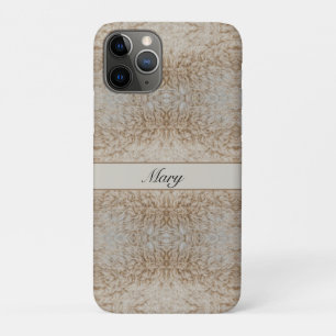 Capa Para iPhone 11 Pro Rustic Luxe Textura de Lã de Ovelha Psicodélica
