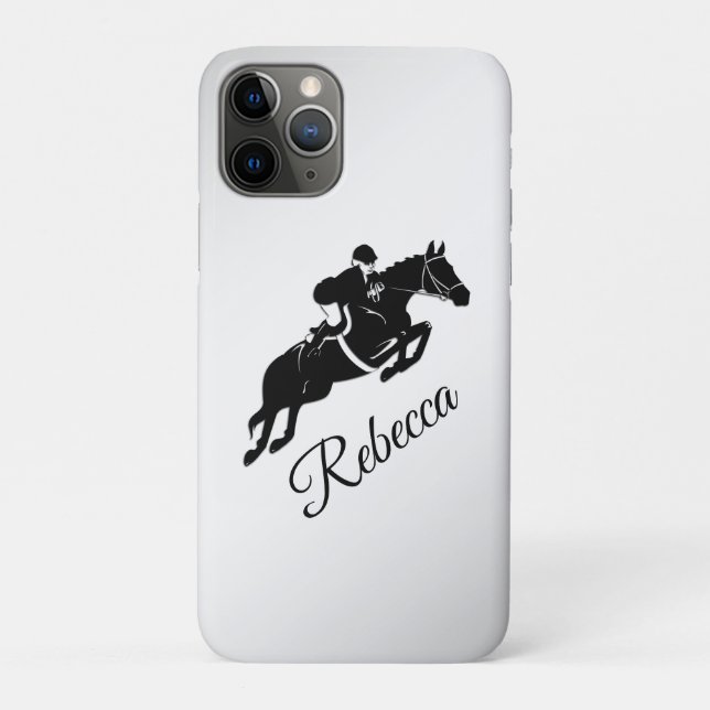 Capa Para iPhone 11 Pro Saltador Equestre (Verso)