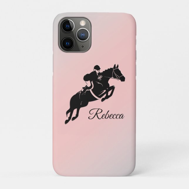 Capa Para iPhone 11 Pro Saltador Equestre (Verso)