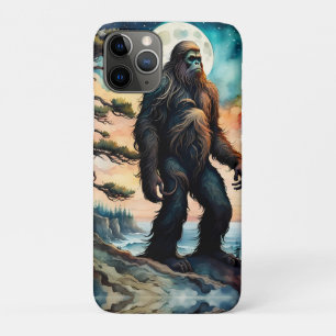 Capa Para iPhone 11 Pro Sasquatch em Ridge, olhando para o Oceano