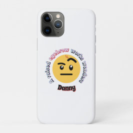 Capa Para iPhone 11 Pro Sass de Sobrancelha: Uma Sobrancelha Levantada Faz