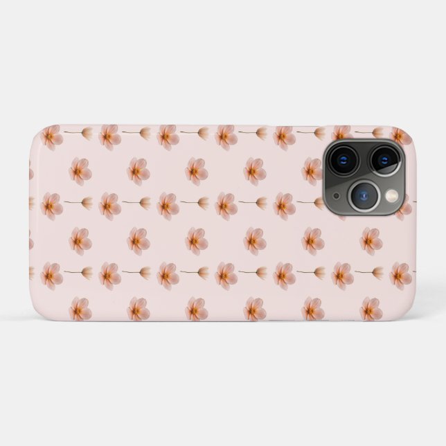 Capa Para iPhone 11 Pro Schwebende Blumenmelodie (Verso (horizontal))