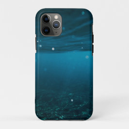 Capa Para iPhone 11 Pro Seascape with Beach, Great Wave & Mount Sea Case