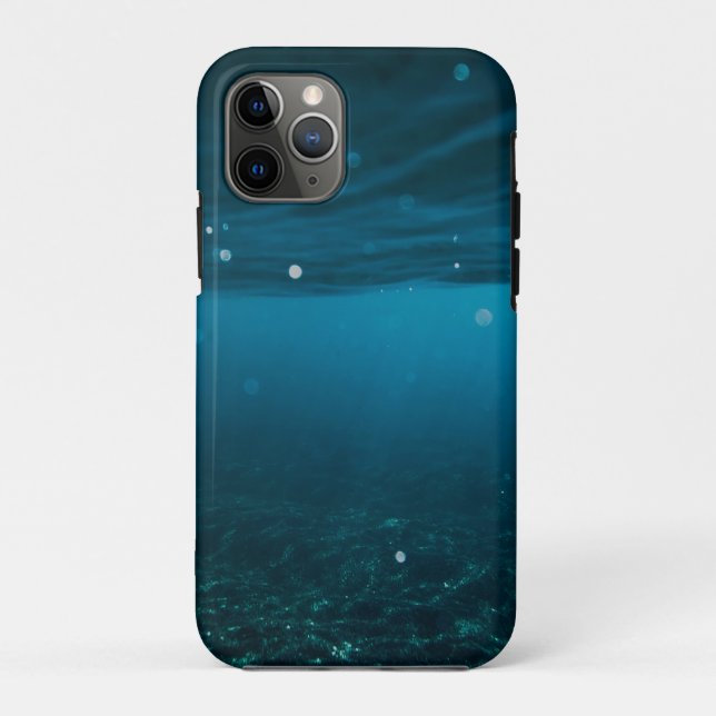 Capa Para iPhone 11 Pro  Seascape with Beach, Great Wave & Mount Sea Case (Verso)