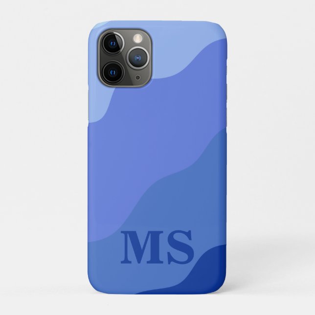 Capa Para iPhone 11 Pro Seascape with Beach, Great Wave & Mount Sea Case (Verso)