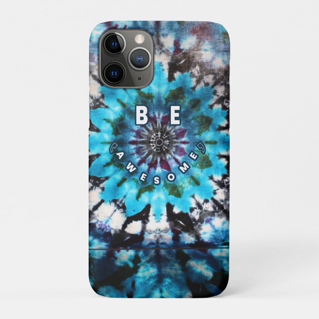 Capa Para iPhone 11 Pro Seja Incrível Tie Dye Design (Verso)