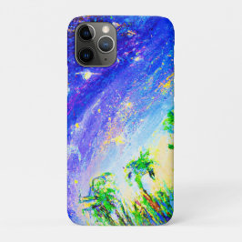 Capa Para iPhone 11 Pro Selva Dançante Colorida no Céu. Comprar Agora