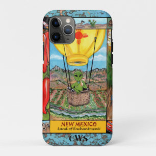 Capa Para iPhone 11 Pro Símbolos Zia Chile - Balão de Alienígena do Nov