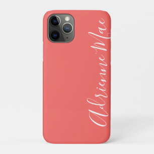Capa Para iPhone 11 Pro Simplesmente Trendy Personalised Coral