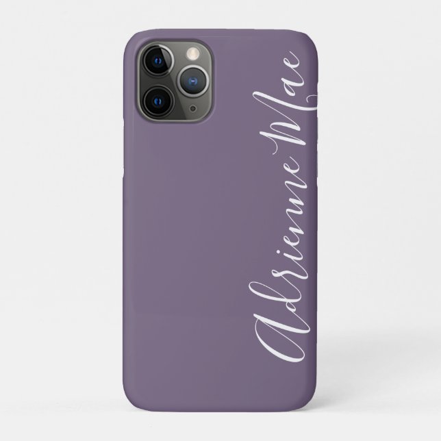 Capa Para iPhone 11 Pro Simplesmente Trendy - Uva Roxa Personalizada (Verso)