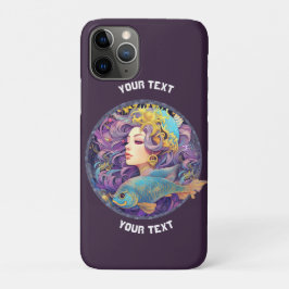 CAPA PARA iPhone 11 PRO SINAL ZODIAC DE PEIXES PERSONALIZADOS