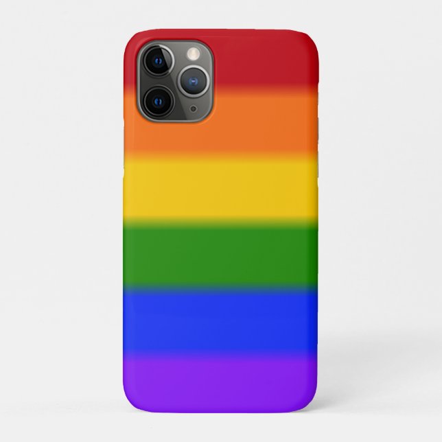 Capa Para iPhone 11 Pro Sinalizador de Orgulho gay do Rainbow (Verso)