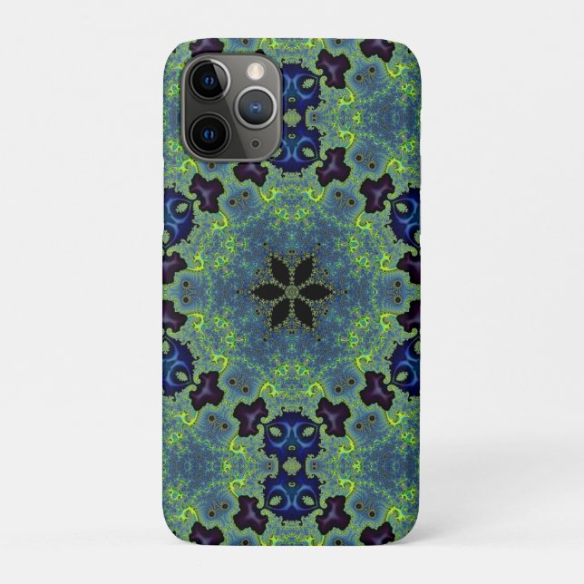Capa Para iPhone 11 Pro Sinfonia Fractal Radiante (Verso)