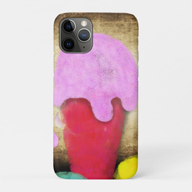 Capa Para iPhone 11 Pro Sobremesa de gelado (Verso)