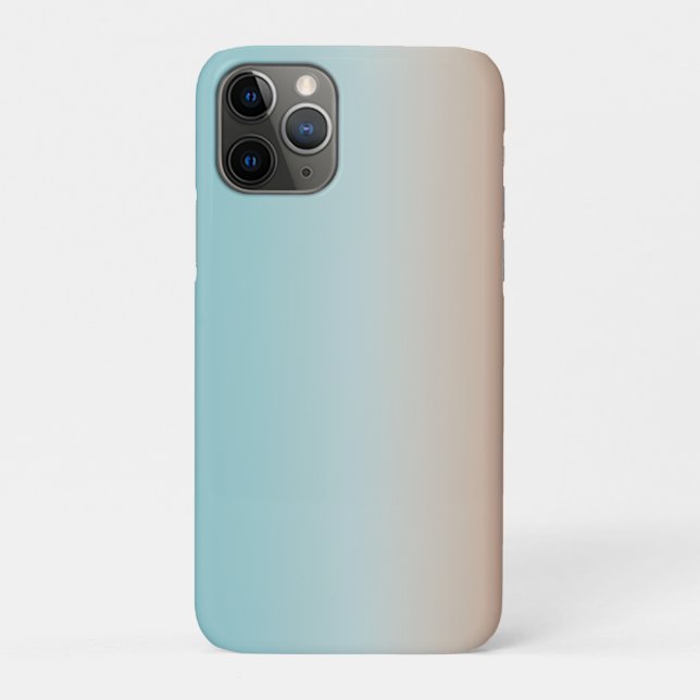 Capa Para iPhone 11 Pro Sobreposição da Praia Ombre (Verso)