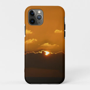 Capa Para iPhone 11 Pro Sol Por Trás Das Nuvens I Via Laranja