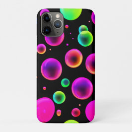 Capa Para iPhone 11 Pro Sonho de Bolha Brilhante Arco-íris