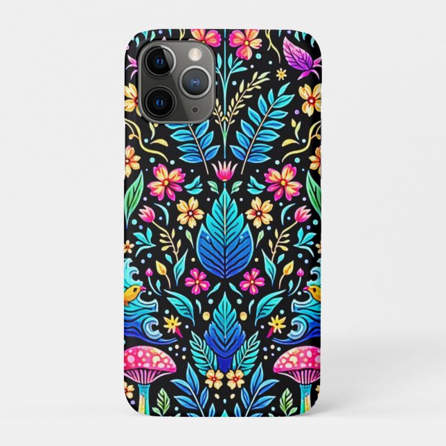Capa Para iPhone 11 Pro Sonho Encantado de Floresta de Mushroom (Verso)