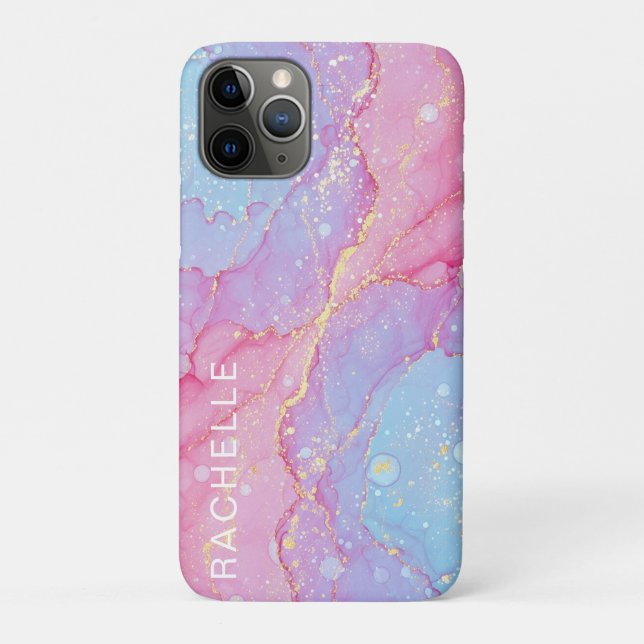 Capa Para iPhone 11 Pro Sonhos de algodão doce (Verso)