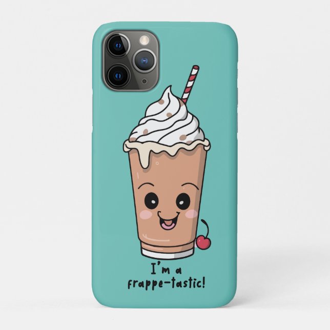Capa Para iPhone 11 Pro Sou Frappe-tastic | Frappe com creme chicote (Verso)