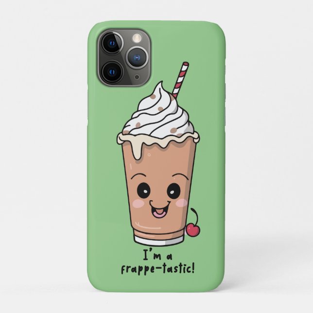 Capa Para iPhone 11 Pro Sou Frappe-tastic | Frappe com creme chicote (Verso)