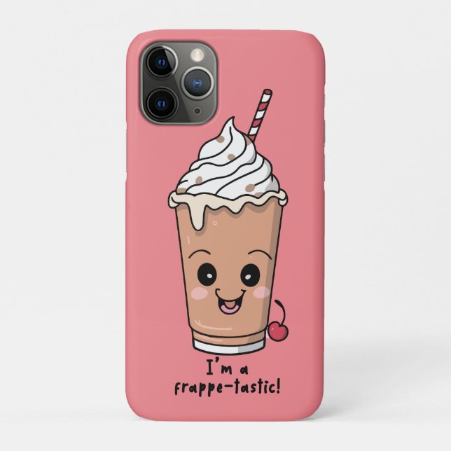Capa Para iPhone 11 Pro Sou Frappe-tastic | Frappe com creme chicote (Verso)