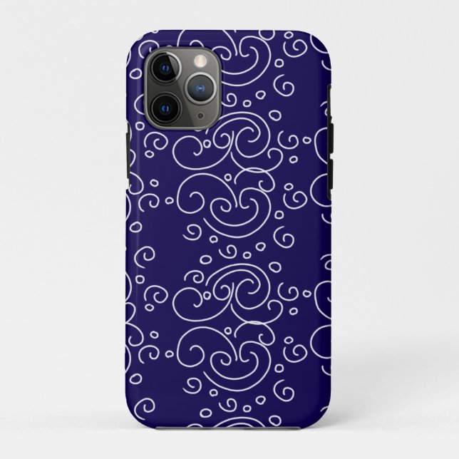 Capa Para iPhone 11 Pro Spiral illustration  (Verso)