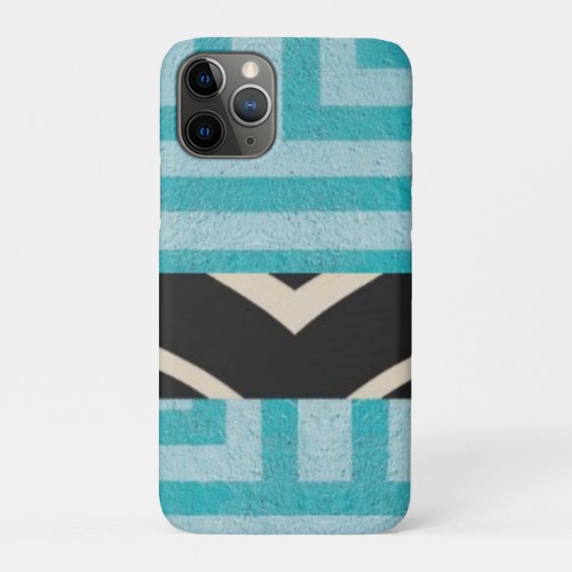 Capa Para iPhone 11 Pro Ssofisticada Caribe de luxo africano Bagagem (Verso)