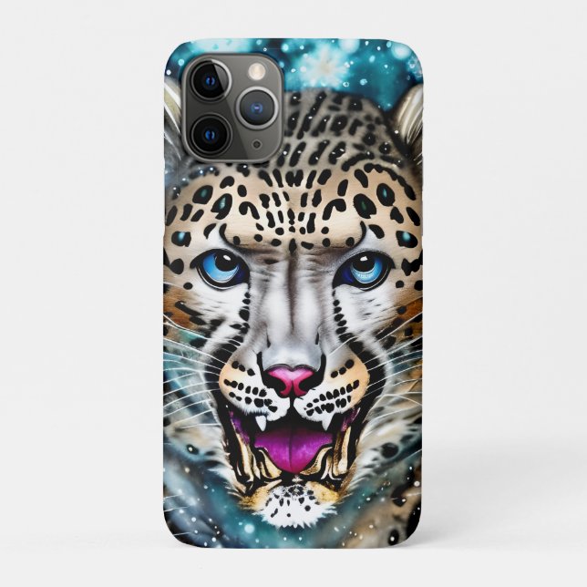 Capa Para iPhone 11 Pro Steampunk Snow Lepard (Verso)