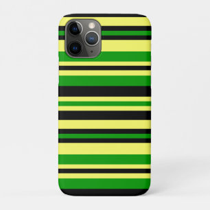 Capa Para iPhone 11 Pro Stripes inspiradas na Jamaica