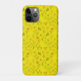 Capa Para iPhone 11 Pro Sunny Meadow Flowers
