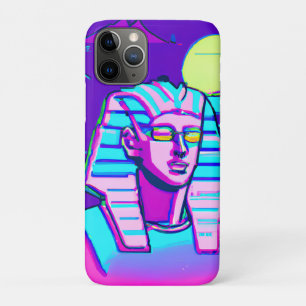 Capa Para iPhone 11 Pro Synthwave Pharaoh