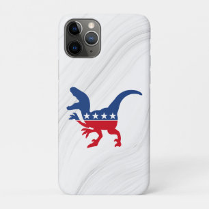 Capa Para iPhone 11 Pro T-Rex Patriótico Anti-Política