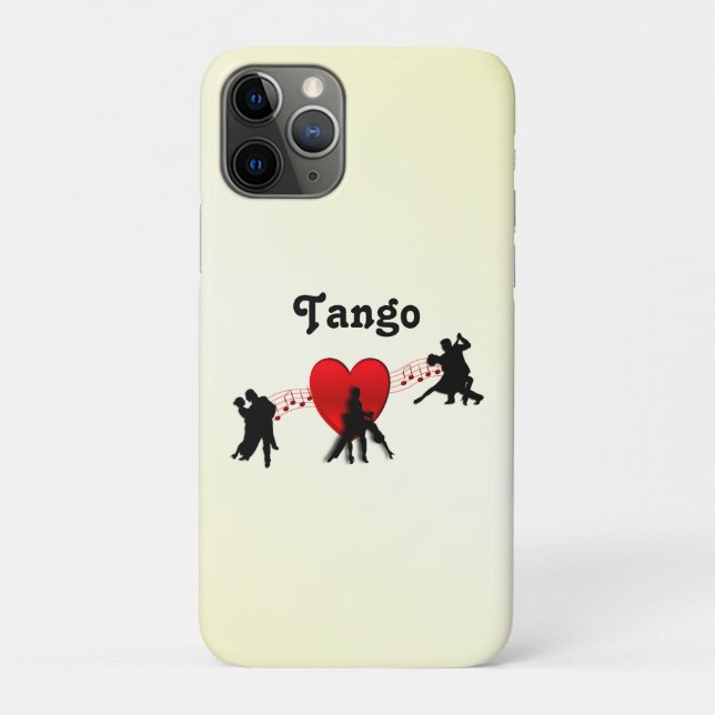 Capa Para iPhone 11 Pro Tango Dancers (Verso)
