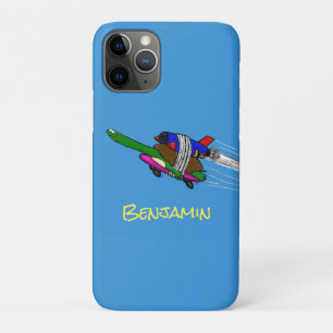 Capa Para iPhone 11 Pro Tartaruga voadora
