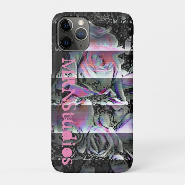 Capa Para iPhone 11 Pro Techno Bouquet  (Verso)