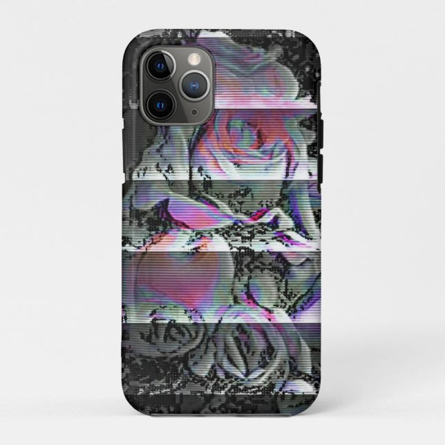 Capa Para iPhone 11 Pro Techno Bouquet  (Verso)