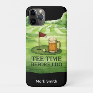 Capa Para iPhone 11 Pro Tee de Golfe Antes de Eu Fazer a Festa de Solteiro