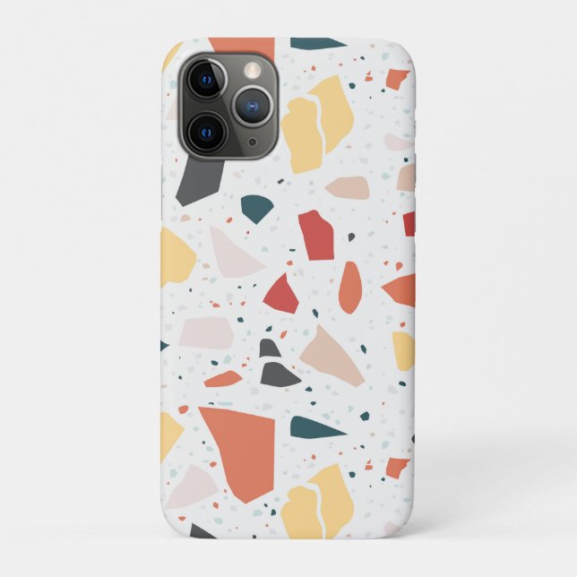 Capa Para iPhone 11 Pro Terrazzo Pattern (Verso)